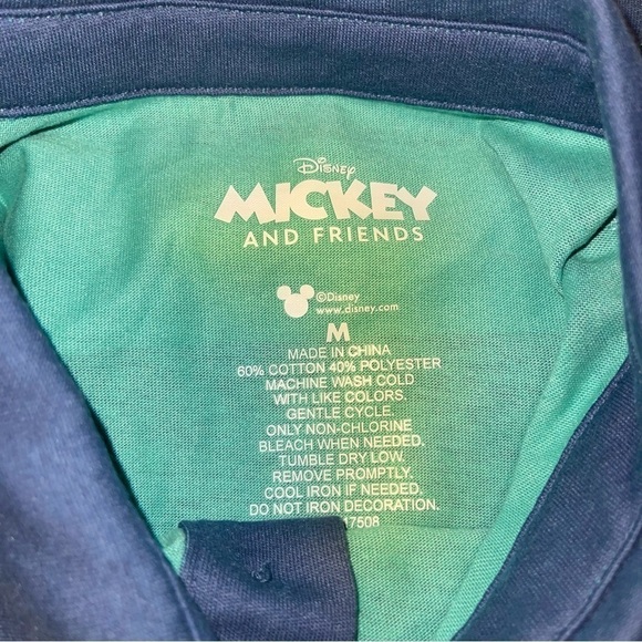 Disney Men’s size Medium Mickey Mouse Tennis Club Golf Polo Shirt NWT - Picture 6 of 6